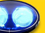 Luz de seguridad azul (bluespot)